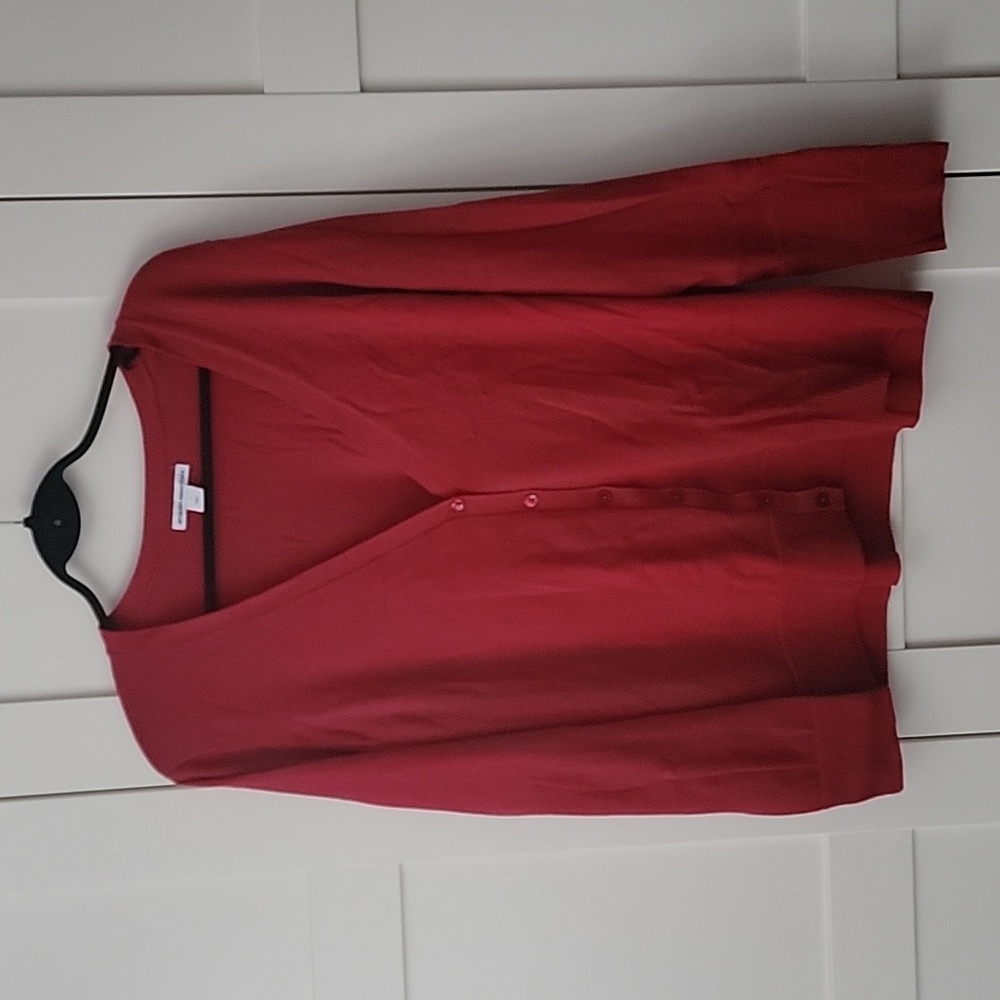 ❄️3/$30 Cherry Red Button-Up Cardigan Sweater